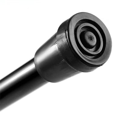 Svart vandringskäpp i aluminium