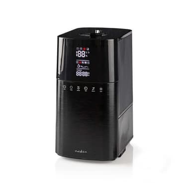 Nedis Luftfuktare | 30 W | Med Cool Mist | 6 l | Hygrometer | Timer | Lämplig för miljöer upp till: 50 m² | Fjärrkontroll | Svart