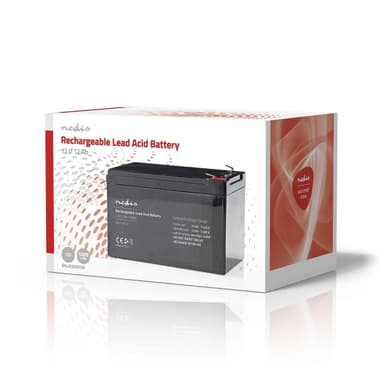 Nedis Uppladdningsbart blybatteri | Bly-syra | Uppladdningsbara | 12 V | 12000 mAh