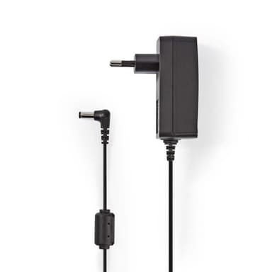 Nedis CCTV Strömadapter | 2.0 A | 12 V DC | 5.5 x 2.1 mm Hane | Hane | 1.50 m | Svart