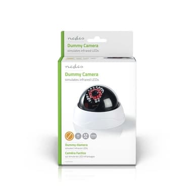Nedis Dummy Säkerhetskamera | Kupol | Batteridriven | Inomhus | Vit