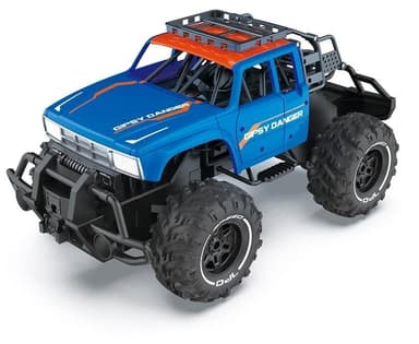 RC Big Foot Buggy 1:12, Blå/röd
