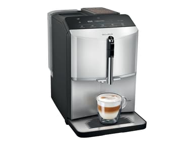 Siemens EQ.300 TF303E01 Automatisk Kaffemaskin Ljus Silver