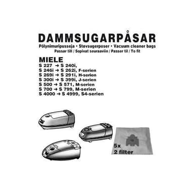 Champion Dammpåsar Miele 5st