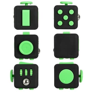 Fidget Cube, Svart/Grön