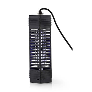 Nedis Mosquito Stop ljusfälla | 6 W | Lamptyp: F6T5/BL | Effektiv räckvidd: 50 m² | Svart
