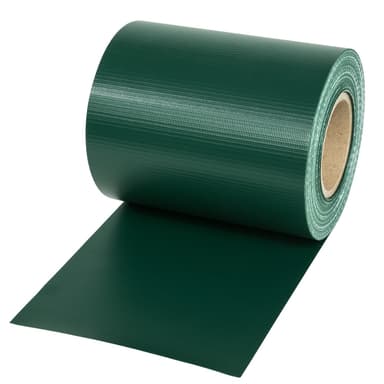 tectake PVC-skyddsfilm med fästklämmor - 70 m, grön