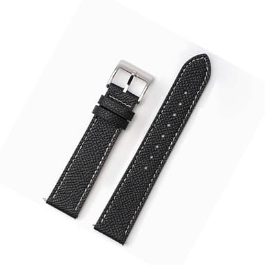 Byte av klockarmband för Rolex och Swtach Svart 20 mm