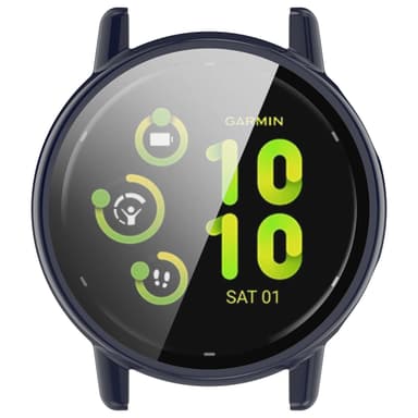 Klockfodral med skärmskydd för Garmin Vivoactive 5 Blå