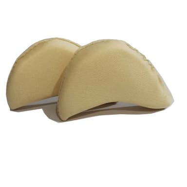 Ett par tåskyddssulor Beige S