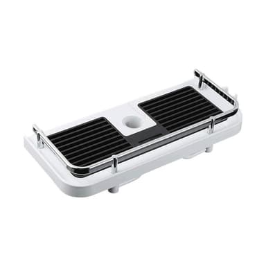 Duschhylla ABS 32x12 cm Svart/Vit