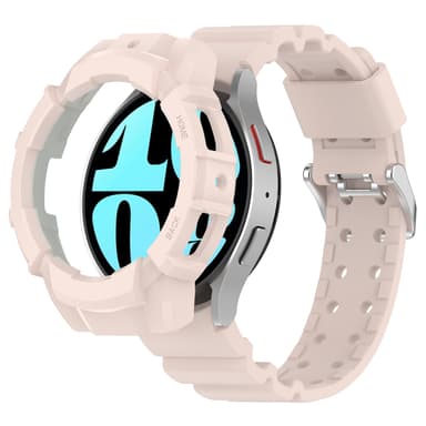 Armor silikonarmband med skyddsfodral för Samsung Galaxy Watch6 40mm R