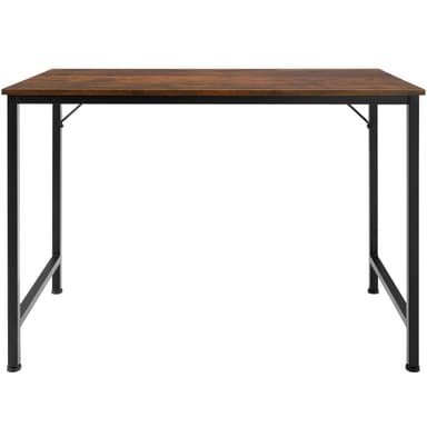tectake Skrivbord Jenkins - Industriellt mörkt trä, rustikt, 100 cm