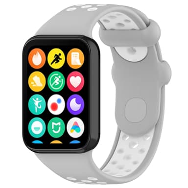 Silikonarmband för Xiaomi Band 8 Pro Vit