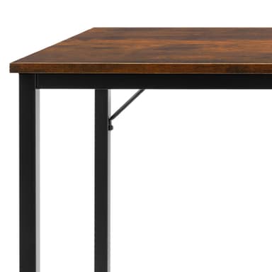 tectake Skrivbord Jenkins - Industriellt mörkt trä, rustikt, 100 cm