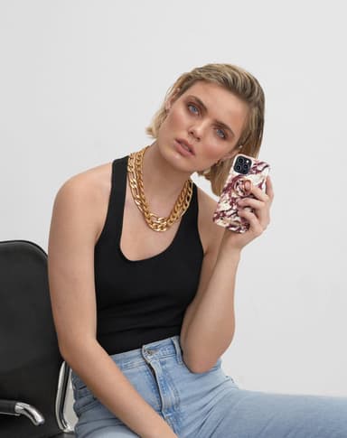 Printed Case Galaxy S21 Calacatta Ruby Marble
