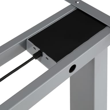 tectake Höj- och sänkbart skrivbord Melville - grå