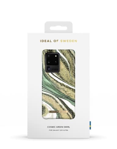 Printed Case Galaxy S20 Ultra Cosmic Green Swirl