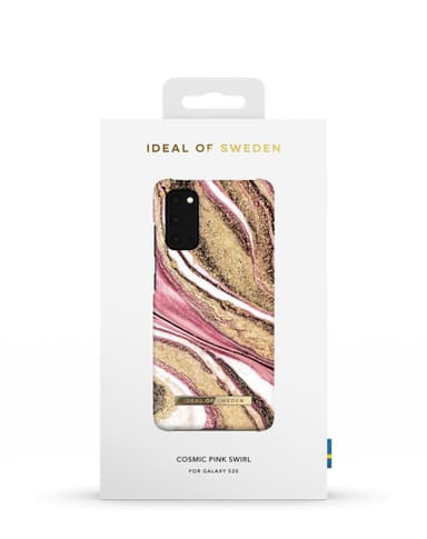 Printed Case Galaxy S20 Cosmic Pink Swirl