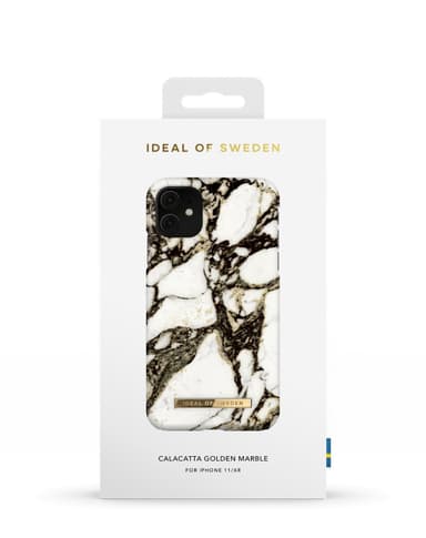 Printed Case iPhone 11/XR Calacatta Golden Marble