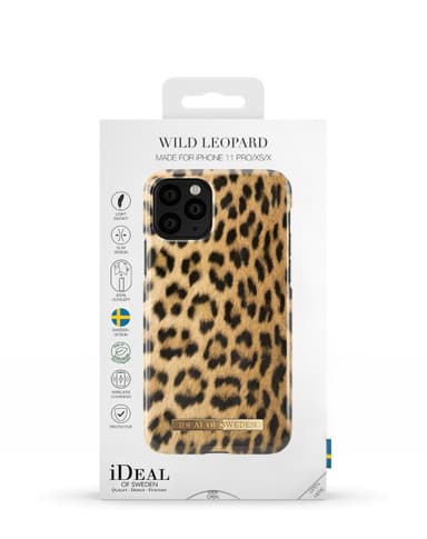 Printed Case iPhone 11P/XS/X Wild Leopard