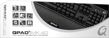 QPAD Gaming-Tangentbord MK40 Nordic