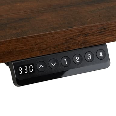 tectake Höj- och sänkbart skrivbord Twain - vit