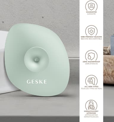 Geske exfolierande ansiktsborste GK000038GN01(grön)