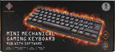 Deltaco DK430 tangentbord för gaming (svart)