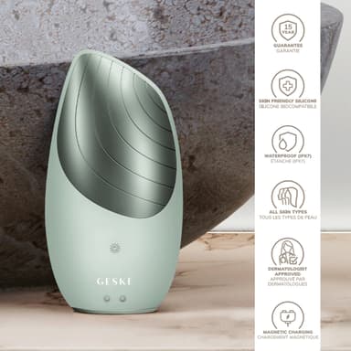 Geske Sonic Thermo ansiktsrengöringsborste GK000007GN01 (grön)