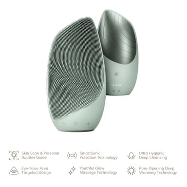 Geske Sonic Thermo ansiktsrengöringsborste GK000007GN01 (grön)