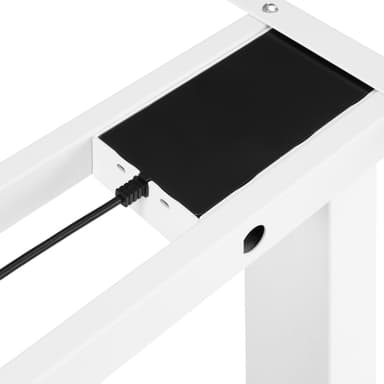 tectake Höj- och sänkbart skrivbord Twain - vit