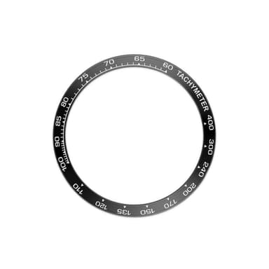 Vridring - Svart med vita markeringar för Samsung Gear S2 Classic