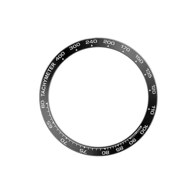 Vridring - Svart med vita markeringar för Samsung Gear S2 Classic