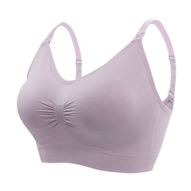 3-pack Gravid BH (grön + rosa + kaffe) L