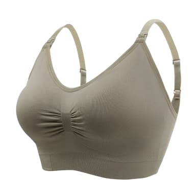 3-pack Gravid BH (grön + rosa + kaffe) L