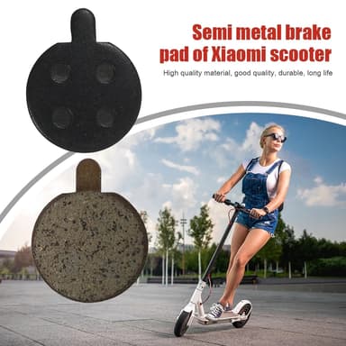 2 st Skivbromsbelägg för Xiaomi M365 Pro Svart