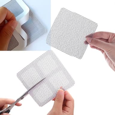 Hålfri Anti Mygg Fönster Skärm Magnetisk Clip Spänne med Patch
