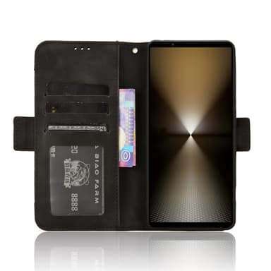 Plånboksfodral till Xperia 1 Vi - Svart