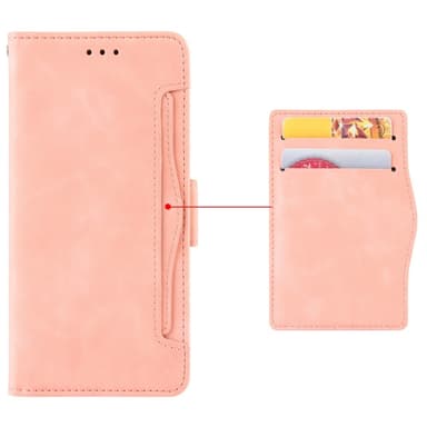 Plånboksfodral till Xperia 1 Vi - Rosa
