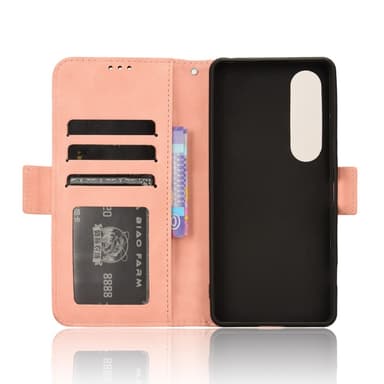 Plånboksfodral till Xperia 1 Vi - Rosa