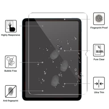 Till iPad Air 11 (2024) Härdat glas Skärmskydd