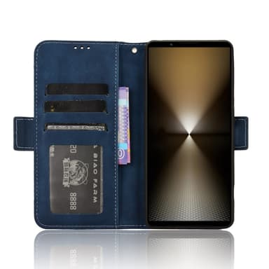 Plånboksfodral till Xperia 1 Vi - Blå