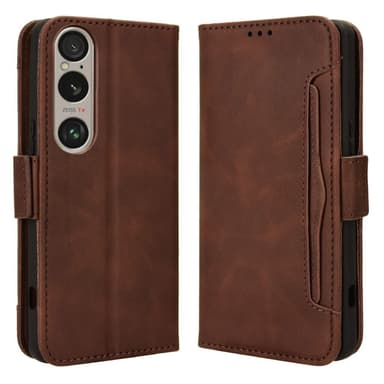 Plånboksfodral till Xperia 1 Vi - Brun