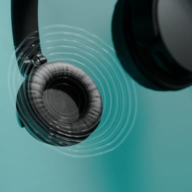 Philips H4209 trådlösa on ear-hörlurar (svarta)