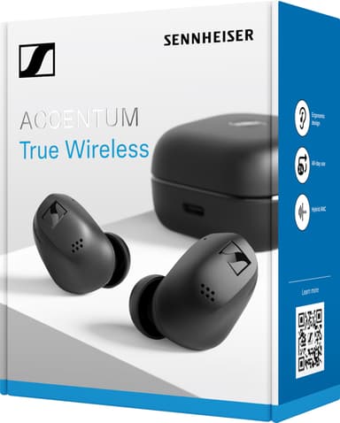 Sennheiser Accentum True Wireless in ear-öronsnäckor (svarta)