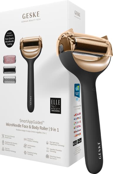 Geske MicroNeedle ansikts- och kroppsrulle GK000042GY01 (svart)