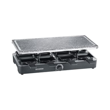 Severin Sten Raclette 8 pers. 1300 watt Natur/Svart