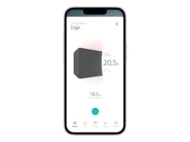 Duux Edge Element 1000 watt Vit