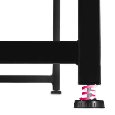 tectake Skrivbord Paterson fällbar 102x51x77cm - Industriellt mörkt trä, rustikt